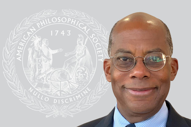 Roger W. Ferguson Jr. portrait against a gray background.