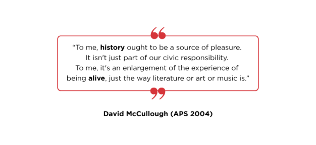 David McCullough Quote