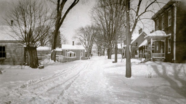 Winter street scene