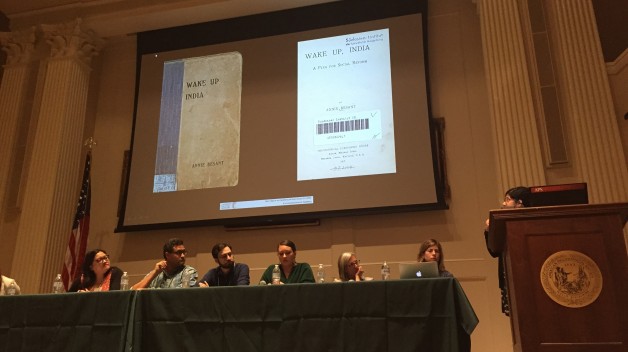 panel of presenters at a conference