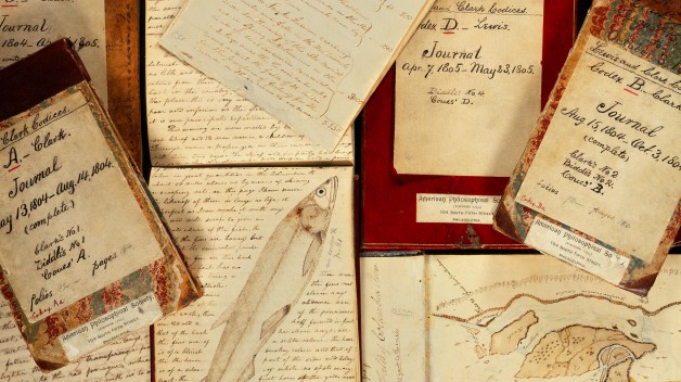 Collage of Lewis & Clark Journals