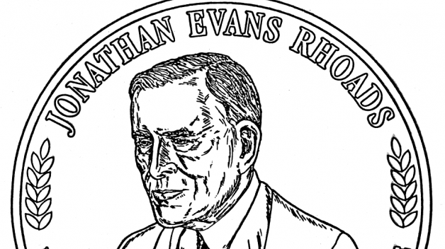 line drawing of medal