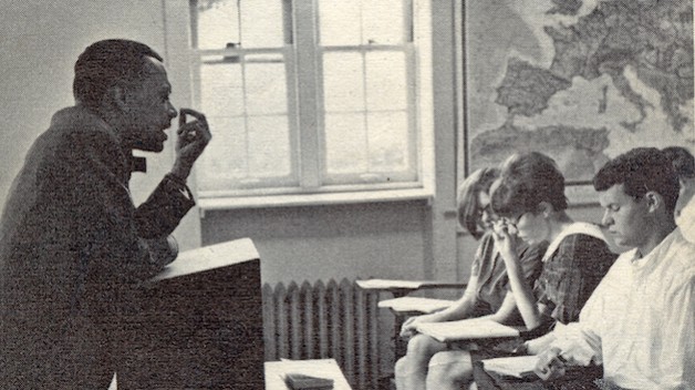 Willis in his Classroom