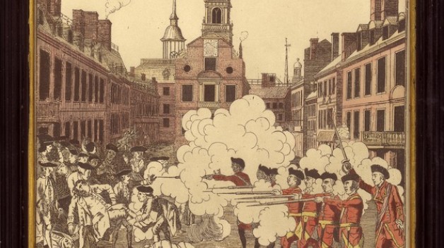 boston massacre illustration 