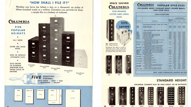 filing cabinet brochure