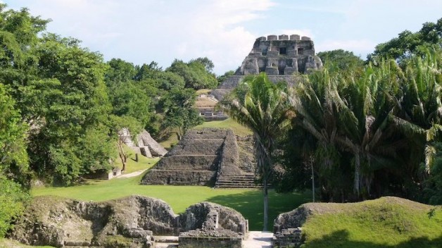 site core at Xunantunich