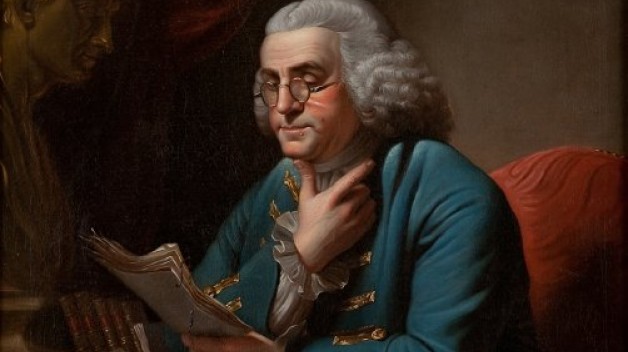 Charles Willson Peale's portrait of Benjamin Franklin