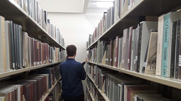 A of an APS Intern in the Archives 