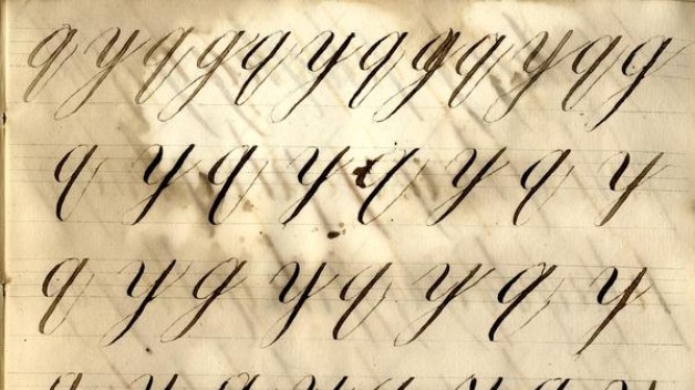 A page of cursive handwriting