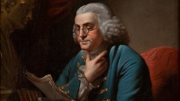 Charles Willson Peale's portrait of Benjamin Franklin