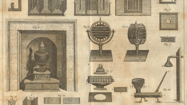 franklin stove illustration