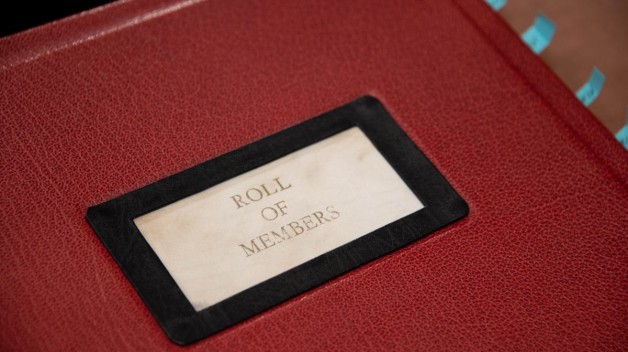 cover of member roll book