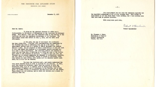 scan of typed two page letter