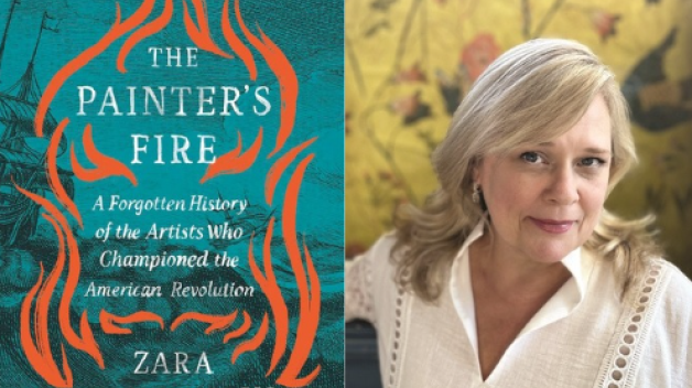 The Painters Fire book cover and Zara Anishanslin Image