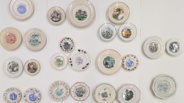 array of plates