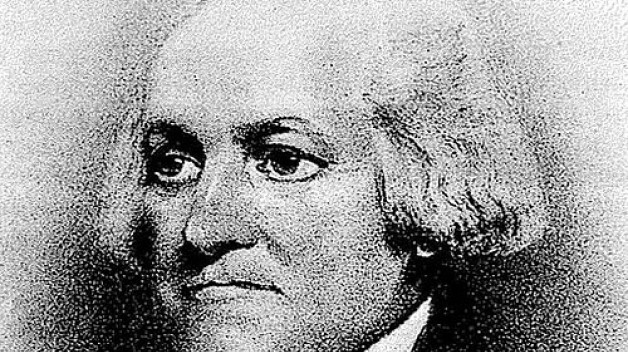 black and white image of portrait of William Tudor