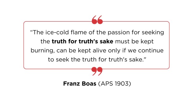 Franz Boas Quote