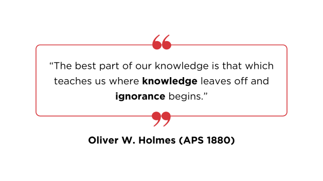 Oliver W. Holmes' Quote