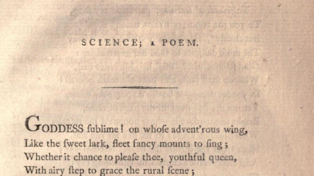 A page of text reading "Science, A Poem"