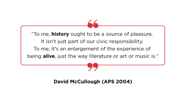 David McCullough Quote