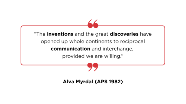 Alva Myrdal Quote
