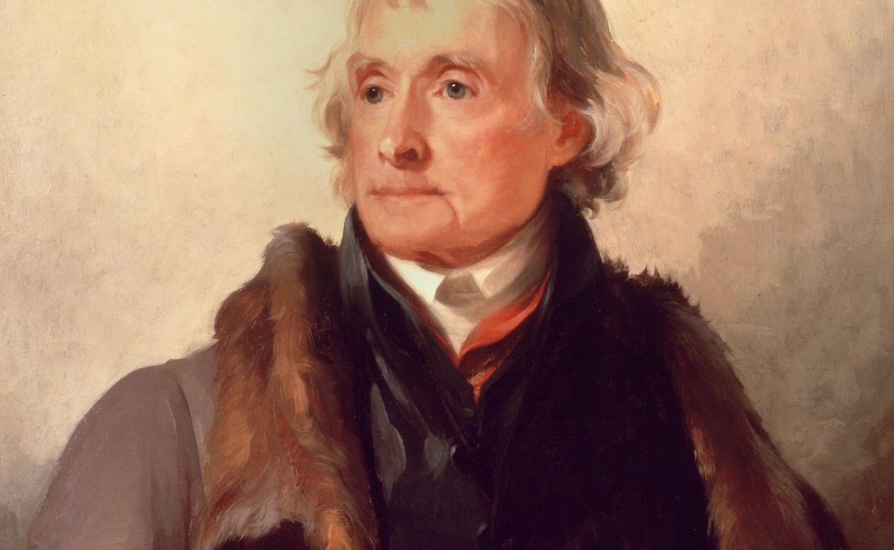 Portrait of Jefferson by Thomas Sully, 1783-1872, APS.