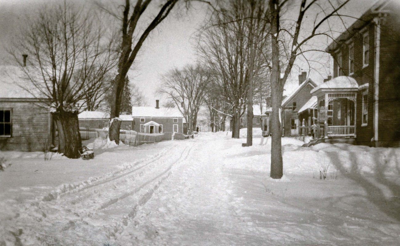 Winter street scene