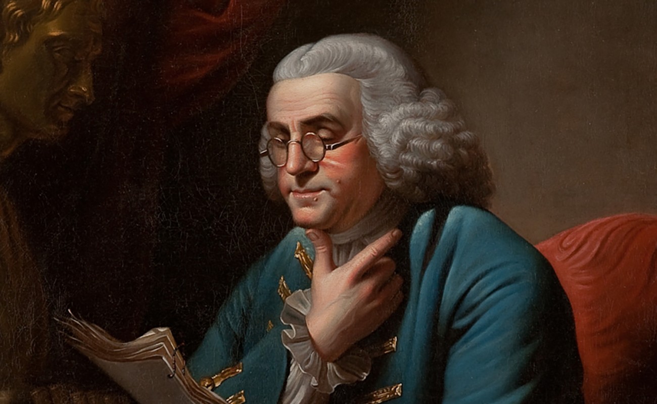 Portrait of Benjamin Franklin, Charles Willson Peale, 1772. APS. Gift of Charles Willson Peale, 1785.