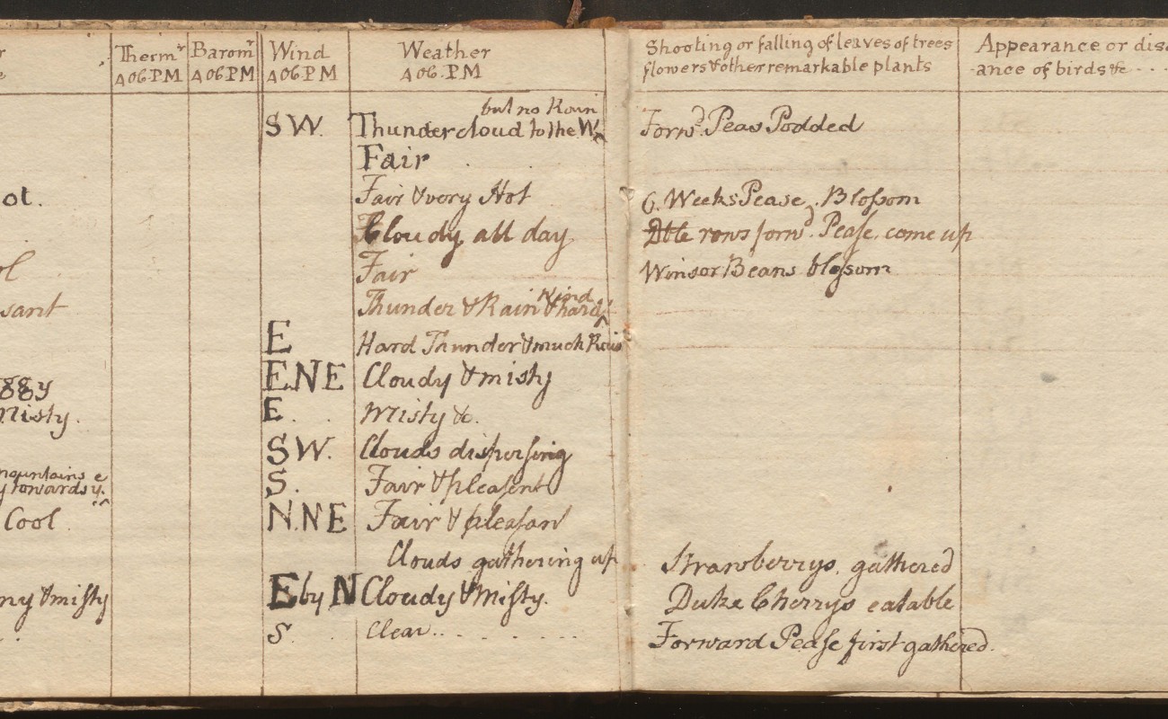 image of meteorological records