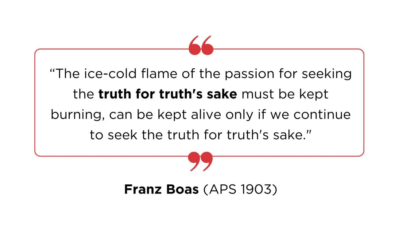 Franz Boas Quote