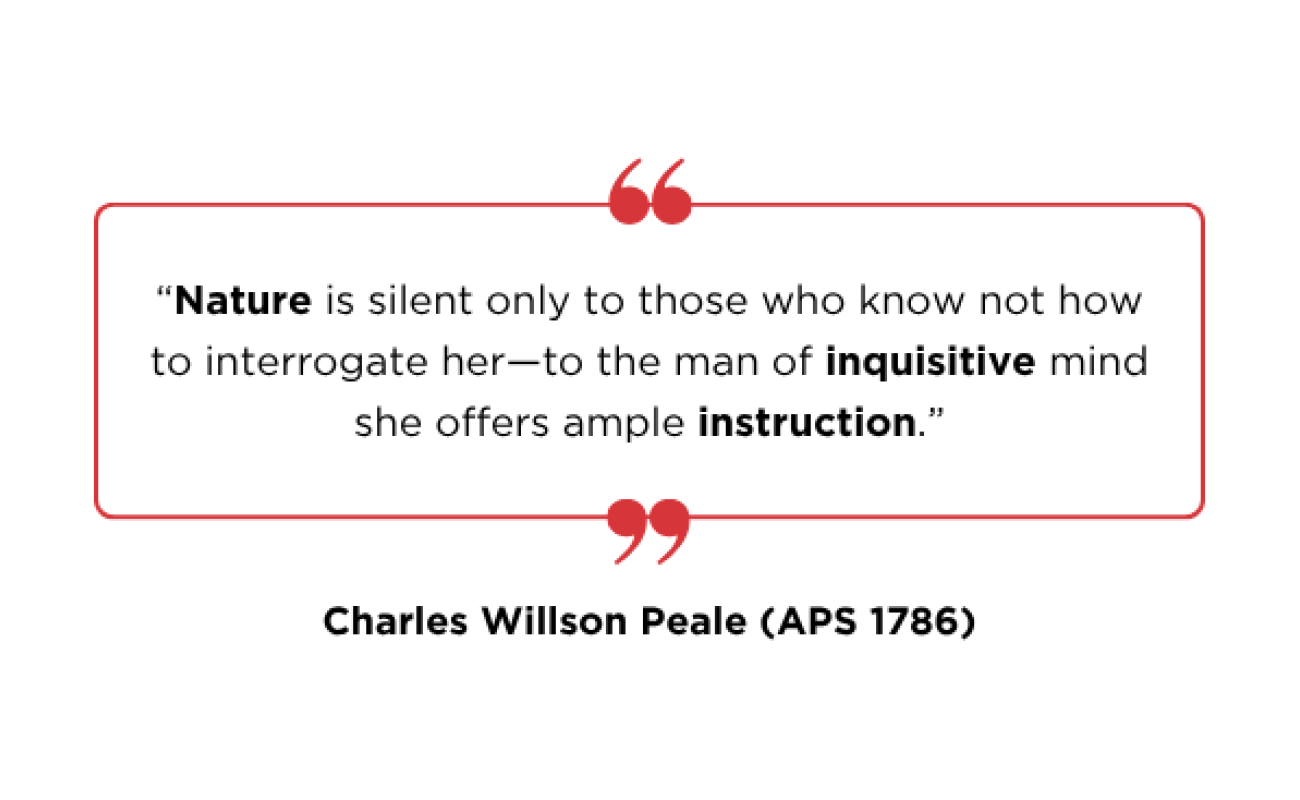Charles Willson Peale Quote