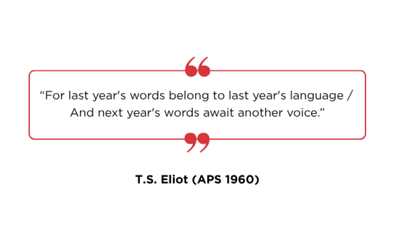 TS Eliot Quote