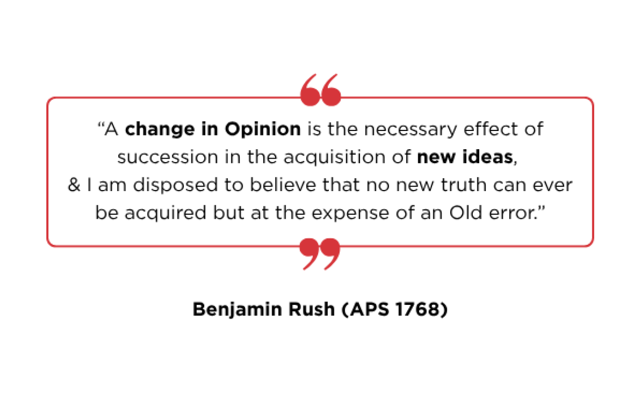 Benjamin Rush Quote