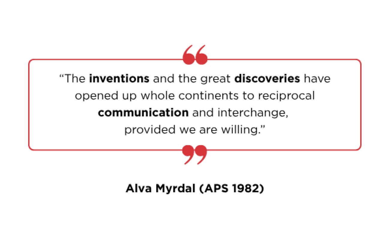 Alva Myrdal Quote