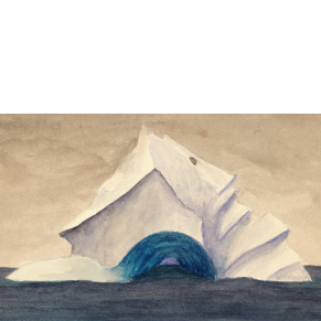 Drawing of iceberg