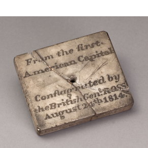 Stone from the First American Capitol, 1814-1818