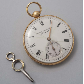 pocket watch with key