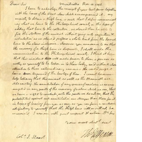 manuscript letter