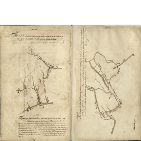 Map from the Minutes of the Indian treaty council held at Easton