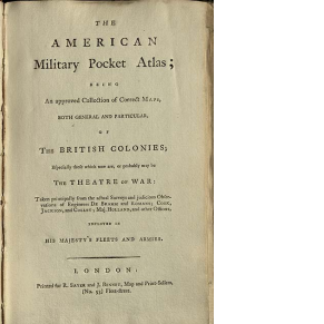 Title page from The American Military Pocket Atlas