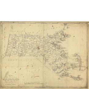 Manuscript Map of Massachusetts