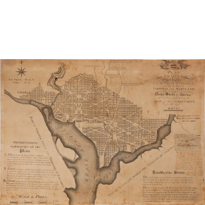 Plan of the city of Washington in the territory of Columbia