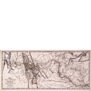 A map of Lewis and Clark’s track