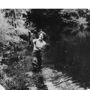 Patrick Collecting Specimens