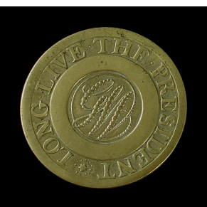 Inaugural button, George Washington