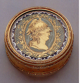 Round Box with Catherine II as Minerva 
