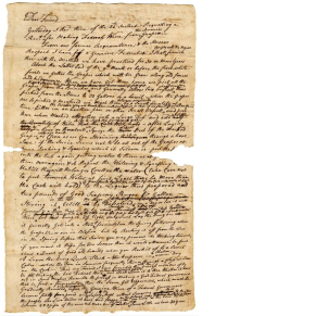 manuscript letter