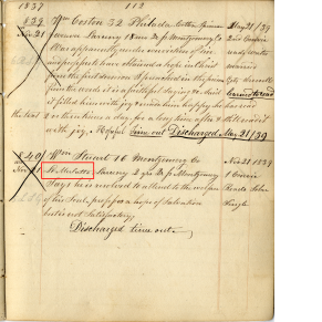 William Stuart of Montgomery County entered Eastern State Penitentiary at age 16. His ethnicity is included in his record. 