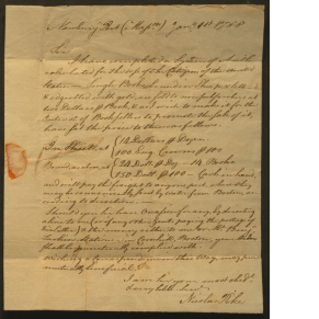 manuscript letter