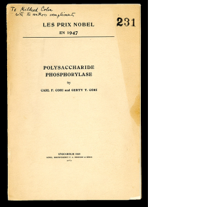 “Les Prix Nobel en 1947: Polysaccharide Phosphorylase”